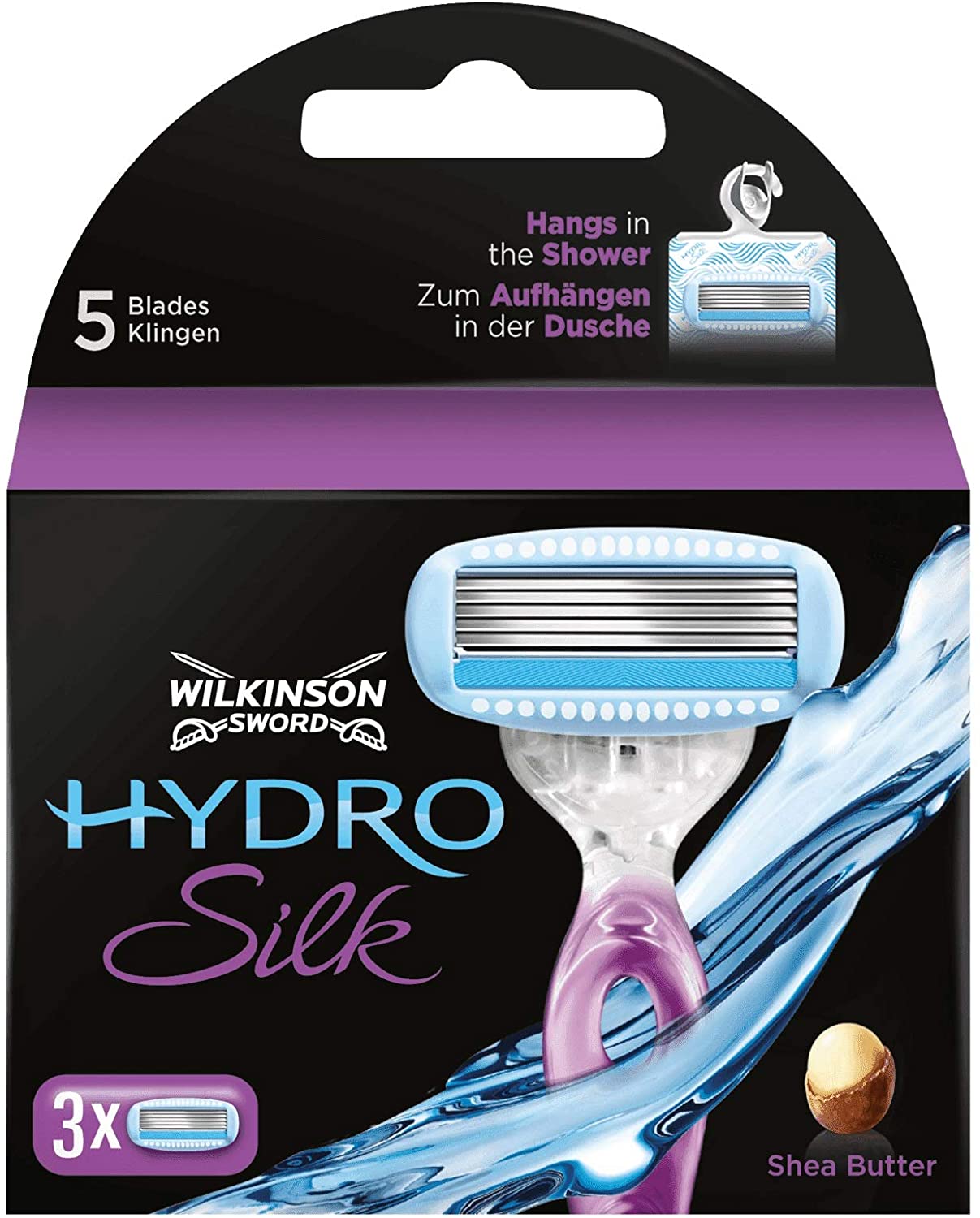 Wilkinson HydroSilk 5 Scheermesjes 3st