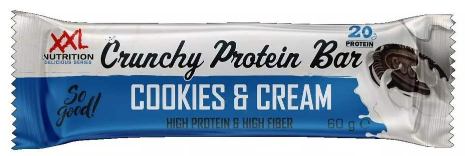 XXL Nutrition Crunchy Protein Bar Cookies & Cream