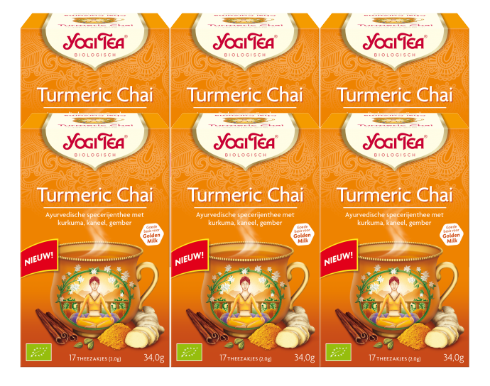 Yogi Thee Turmeric Chai Voordeelverpakking