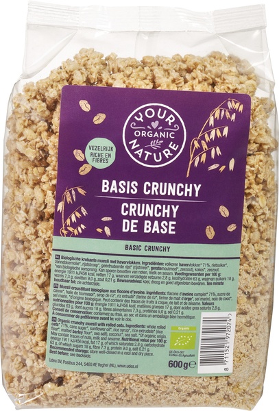 Your Organic Nature Crunchy Basis Muesli