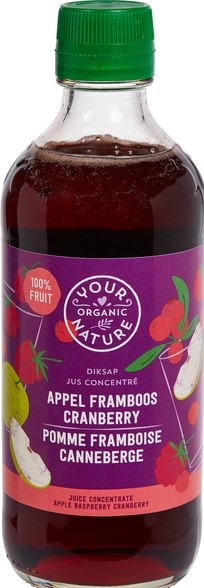 Your Organic Nature Diksap Appel Framboos Cranberry