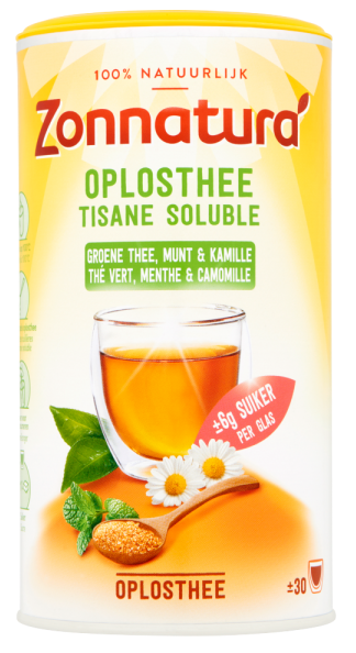 Zonnatura Oplosthee Groene Thee & Kamille