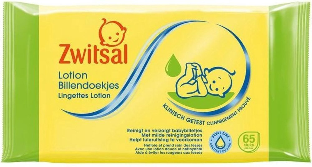 Zwitsal Lotion Billendoekjes afbeelding