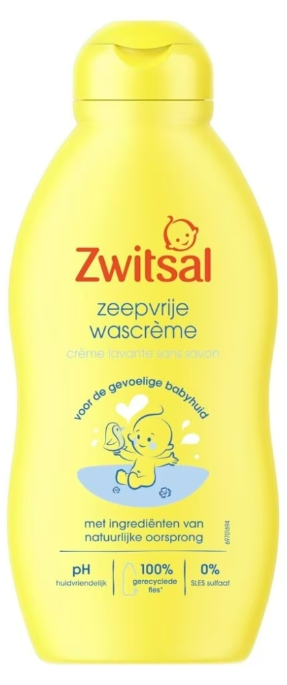 Zwitsal Zeepvrije Wascrème afbeelding