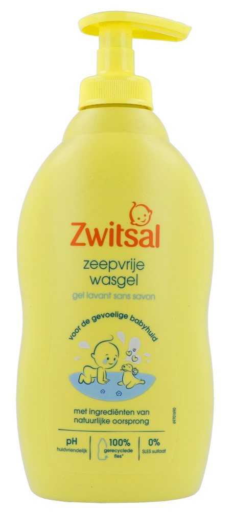 Zwitsal Zeepvrije Wasgel 400ml afbeelding
