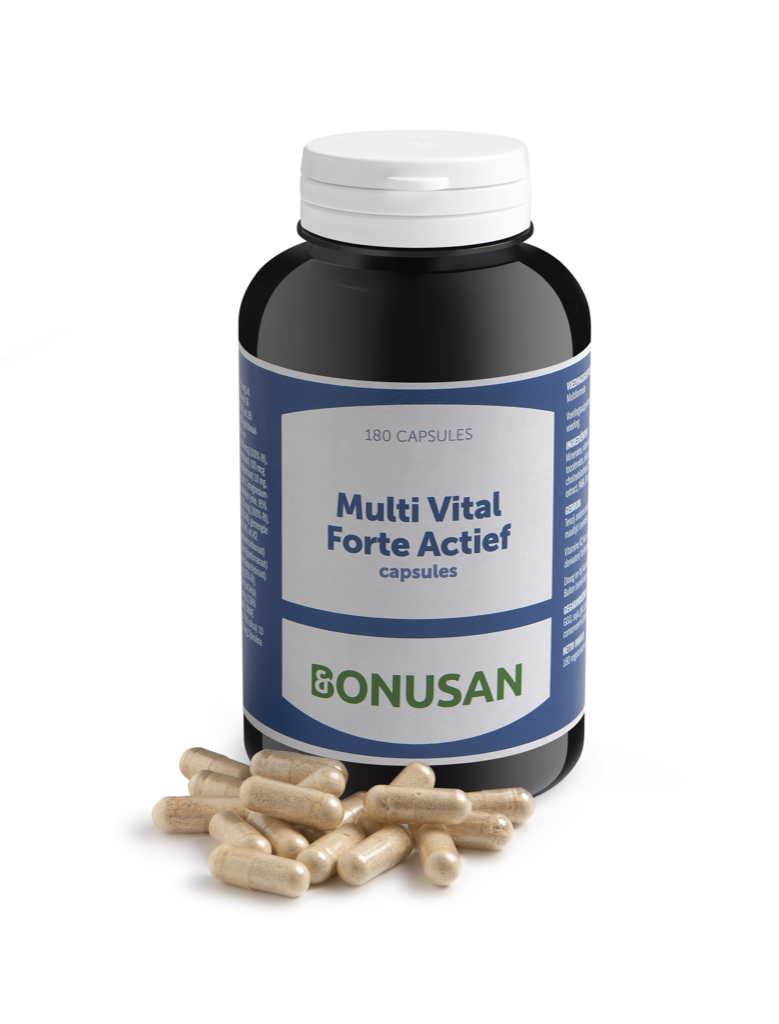 Bonusan Multi Vital Forte Actief Capsules 180st
