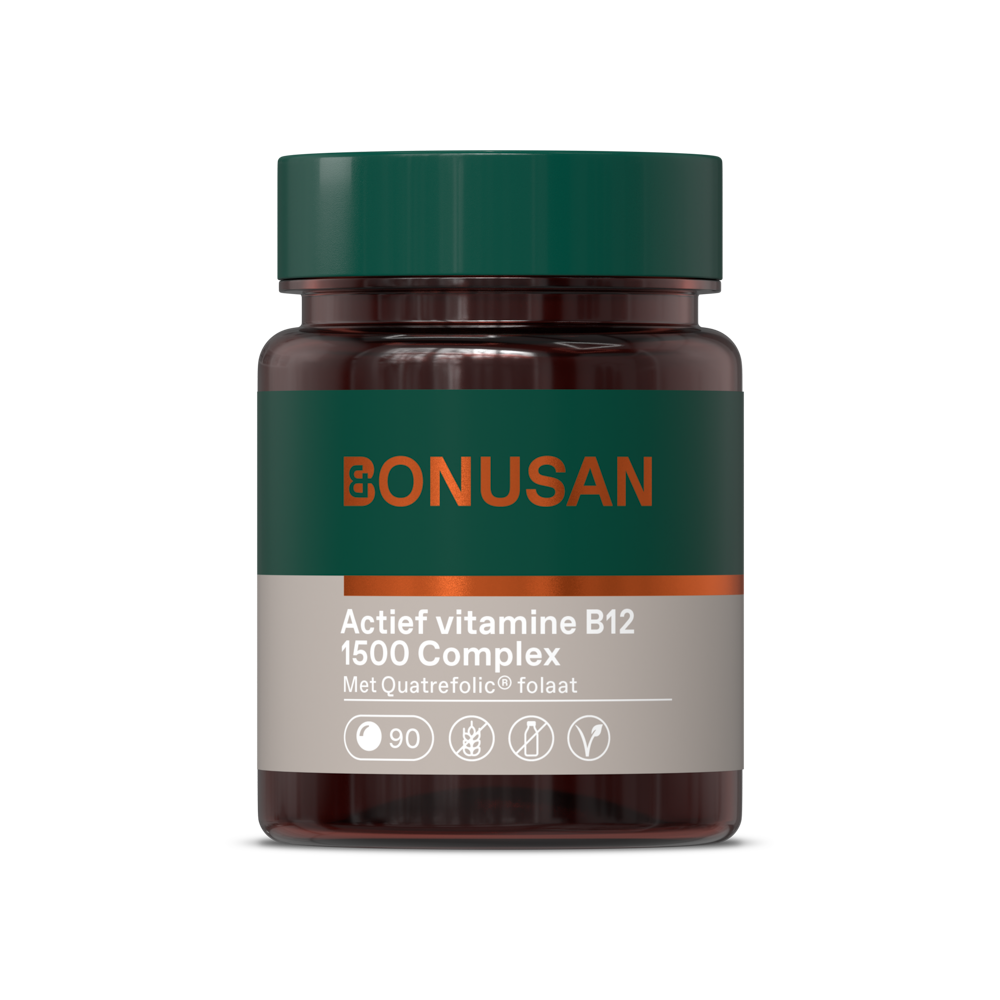 Bonusan Actief vitamine B12 1500 Complex Tabletten