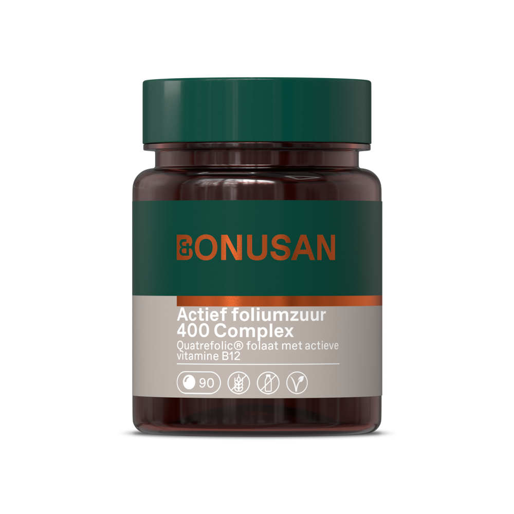 Bonusan Actief foliumzuur 400 Complex Tabletten