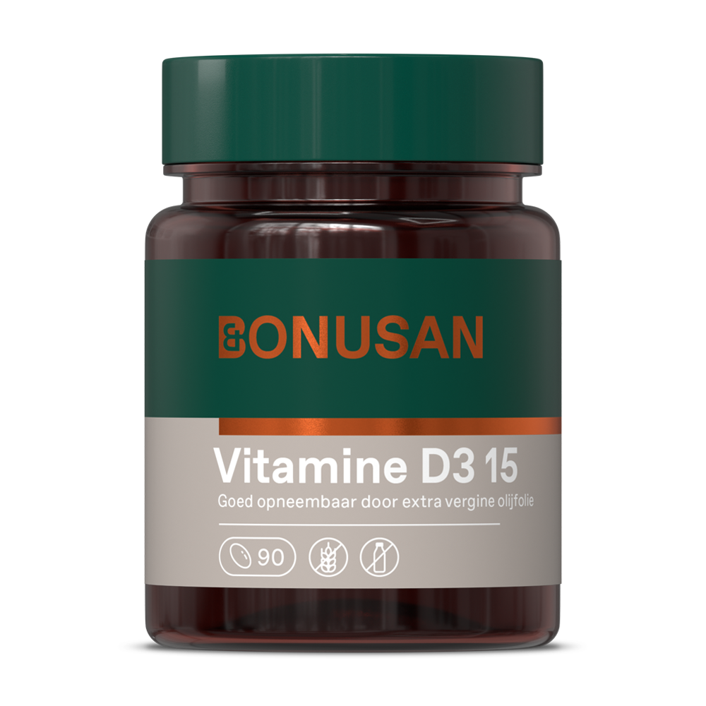 Bonusan Vitamine D3 15 Softgels