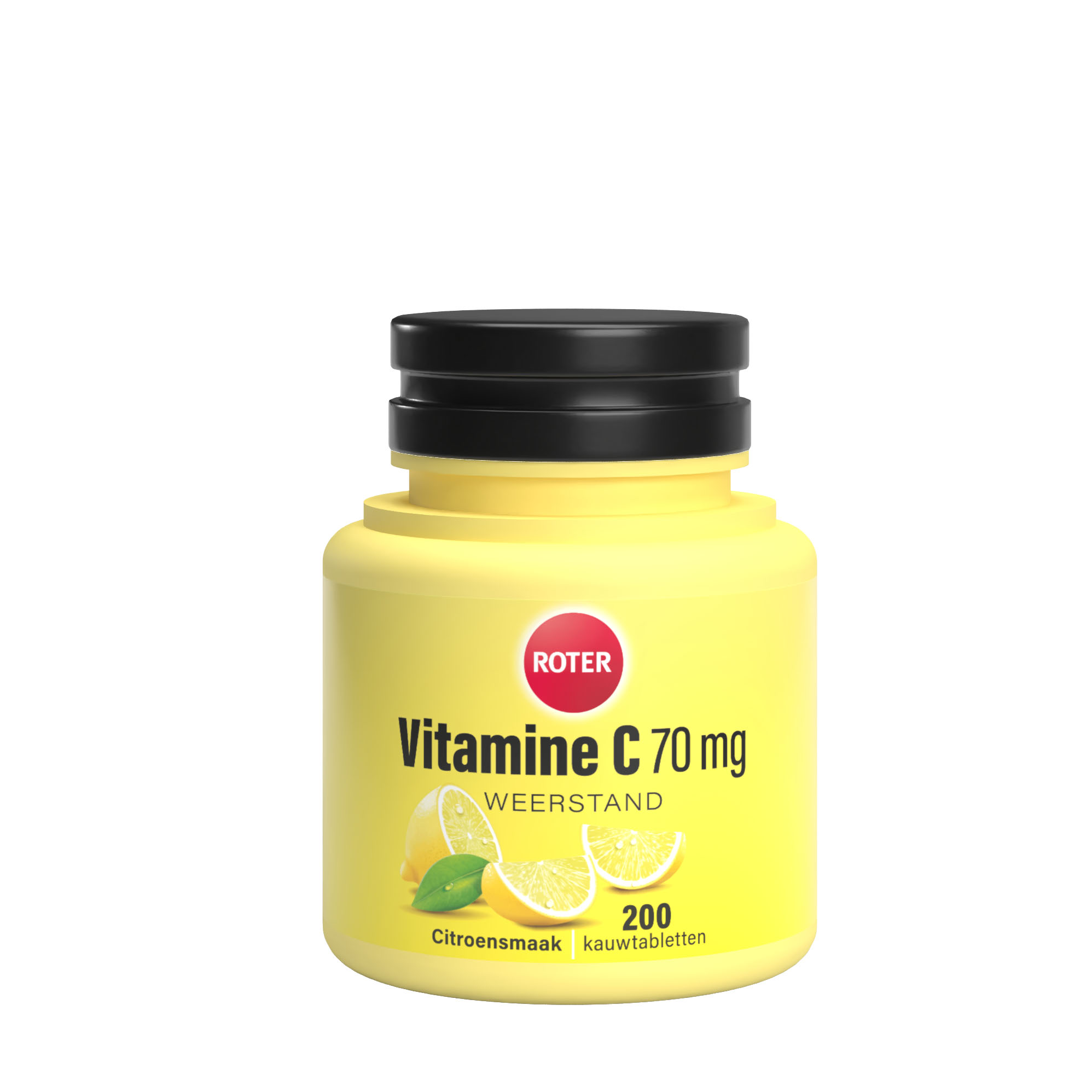 Roter Vitamine C Tabletten Citroensmaak