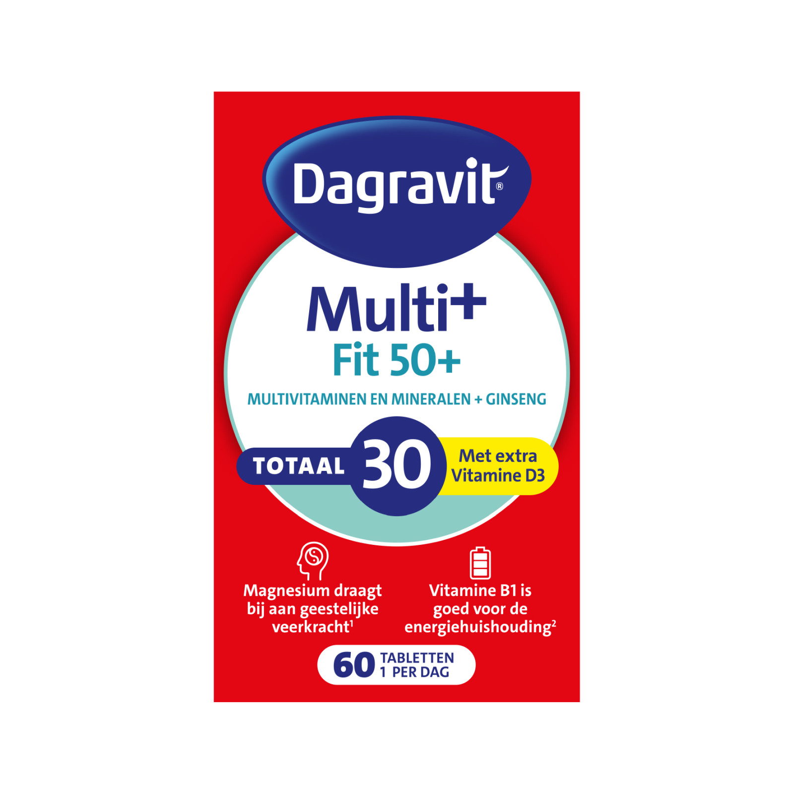 Dagravit Vitaal 50+ Totaal 30 Tabletten afbeelding