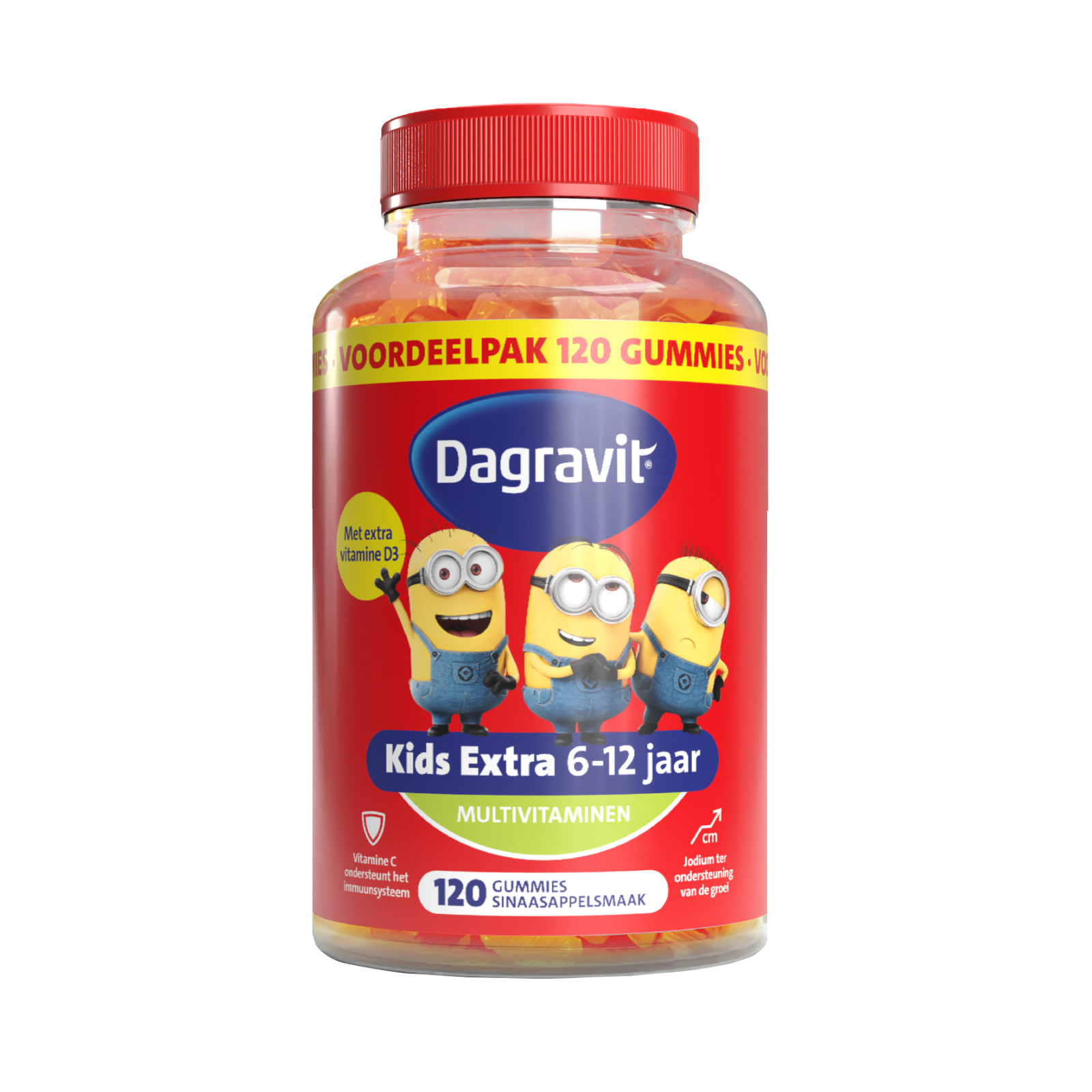 Dagravit Kids-Xtra Vitaminions Multivitaminen 6-12 jaar Voordeelverpakking afbeelding