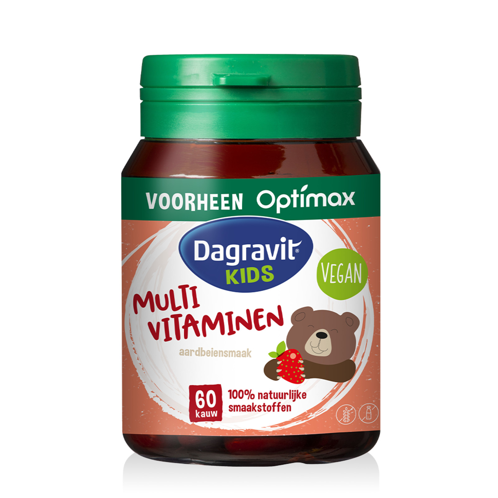 Dagravit Kids Multivitaminen Kauwtabletten Aardbeien afbeelding