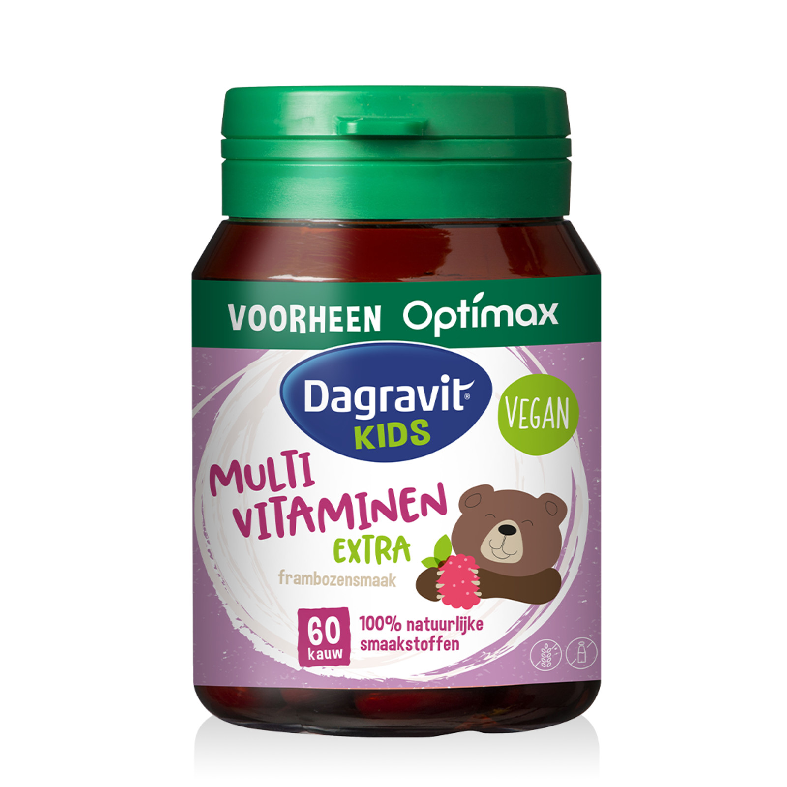 Dagravit Kids Multivitaminen Kauwtabletten Frambozen afbeelding