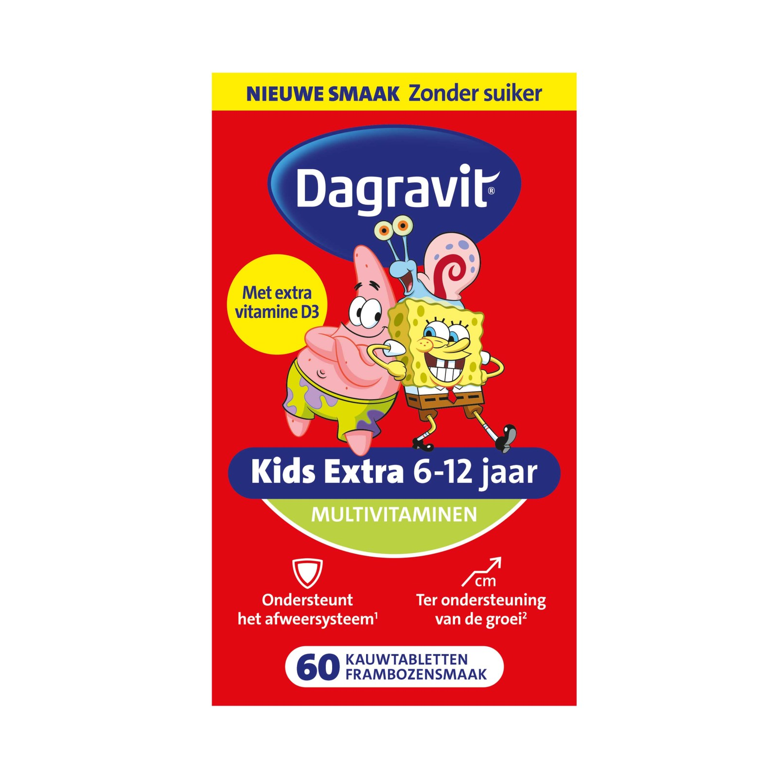 Dagravit Kids Extra 6-12 jaar Multivitaminen Kauwtabletten afbeelding