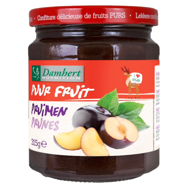 Damhert Puur Fruit Confituur Pruimen