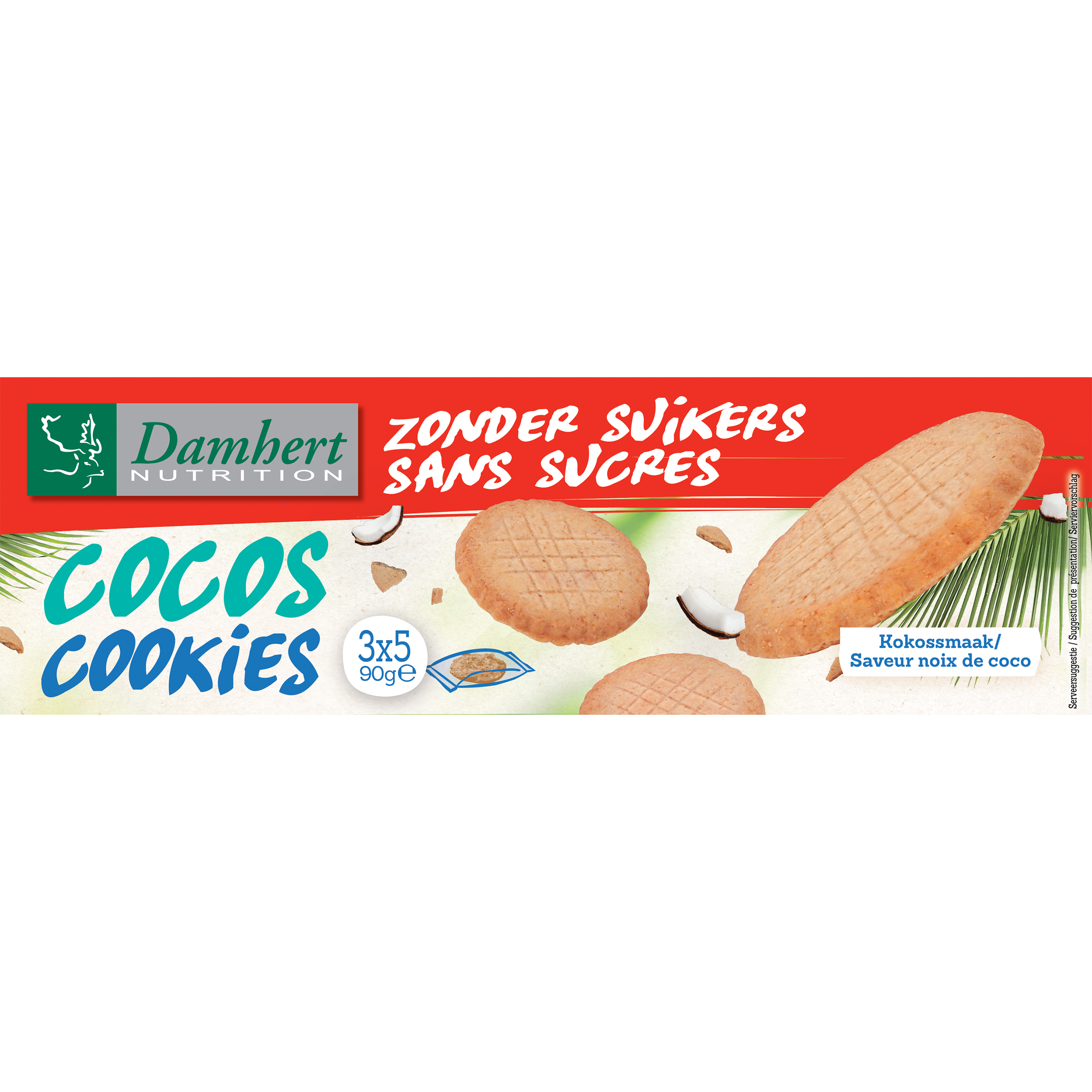 Damhert Cocos Cookies Zonder Suikers