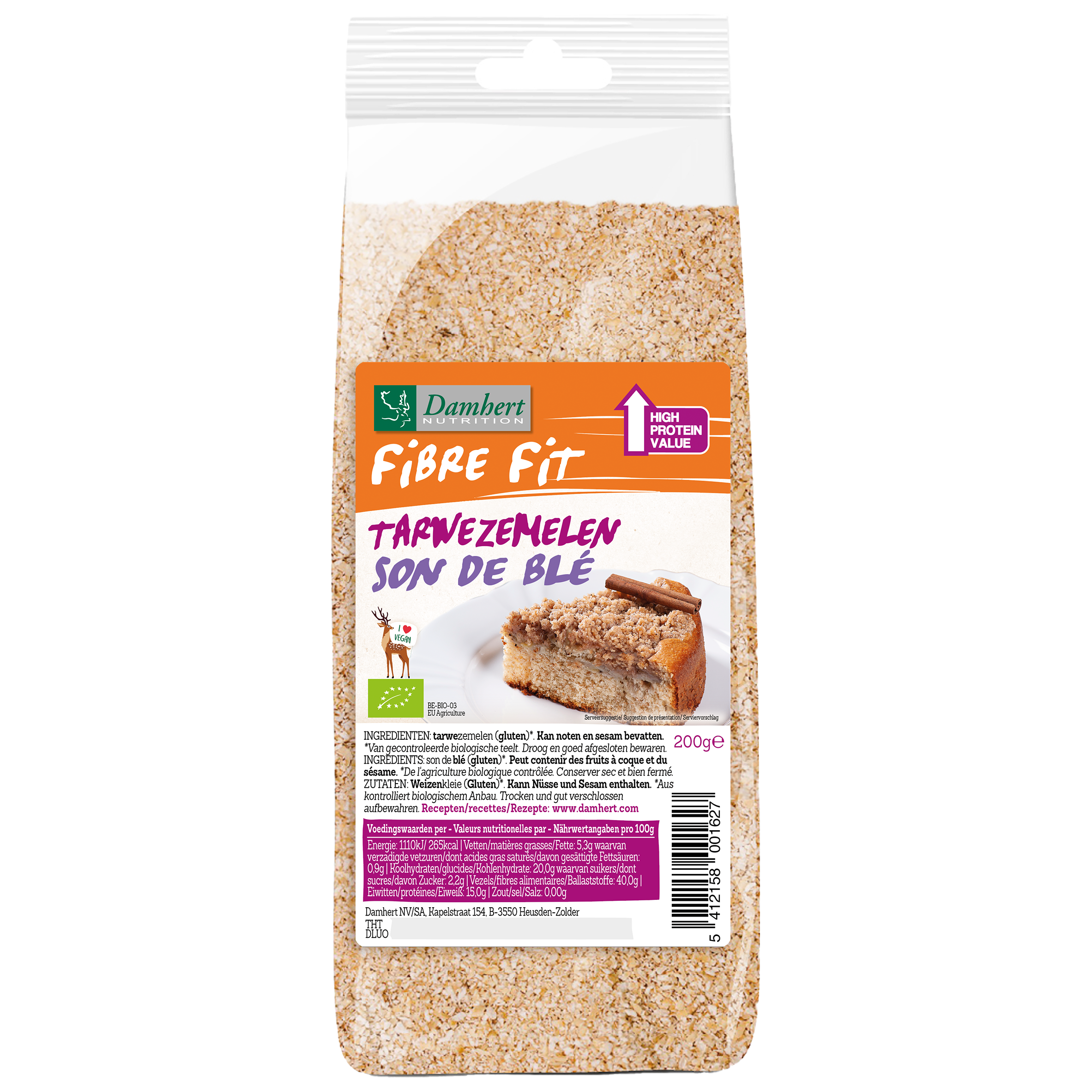 Damhert Fibre Fit Tarwezemelen