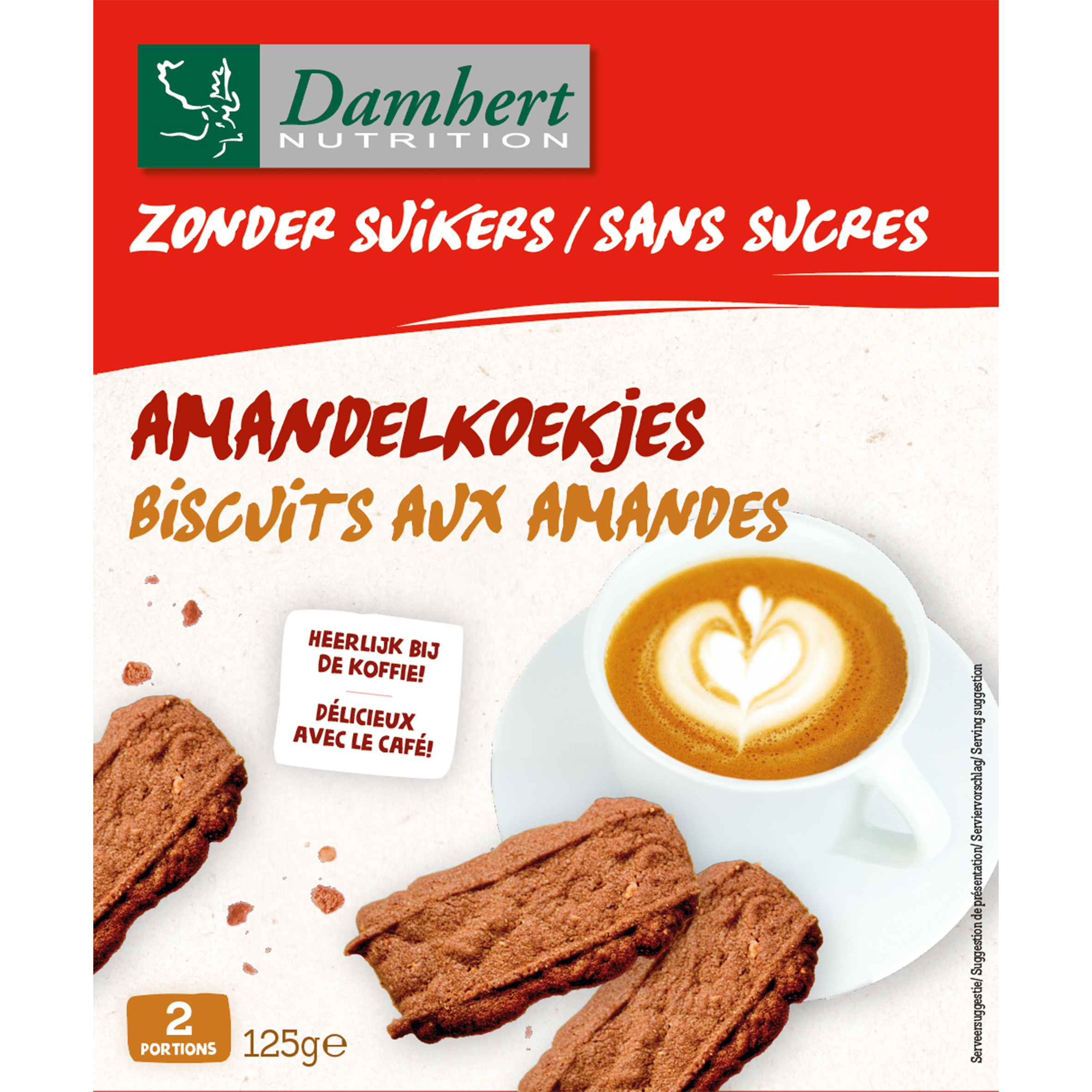 Damhert Zonder Suikers Amandelkoekjes afbeelding