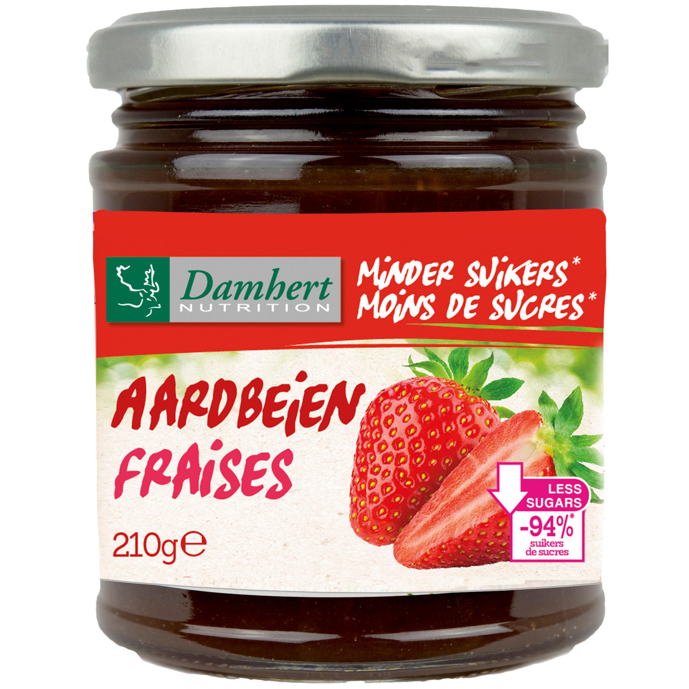 Damhert Low Carb Confituur Aardbei