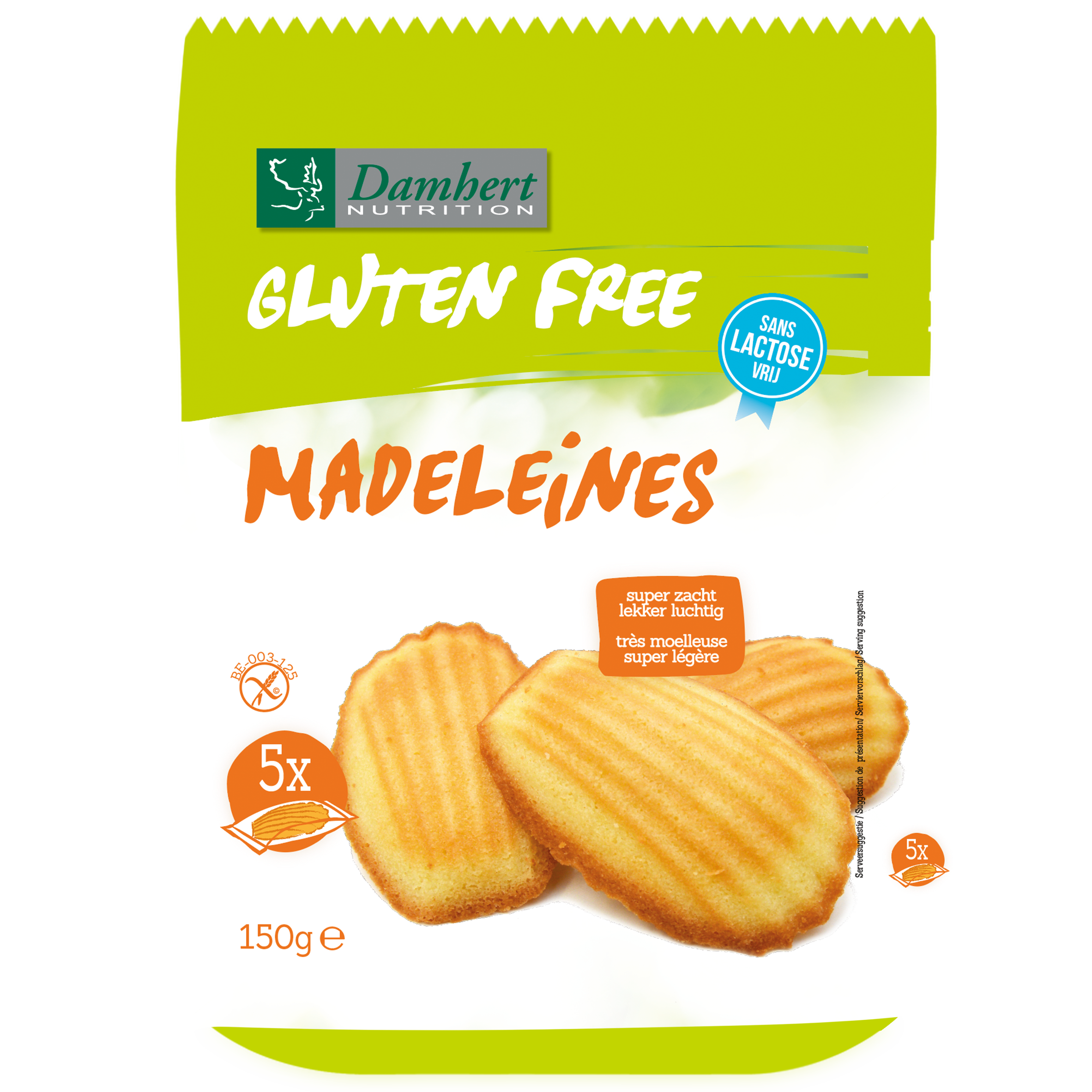 Damhert Glutenvrije Madeleines