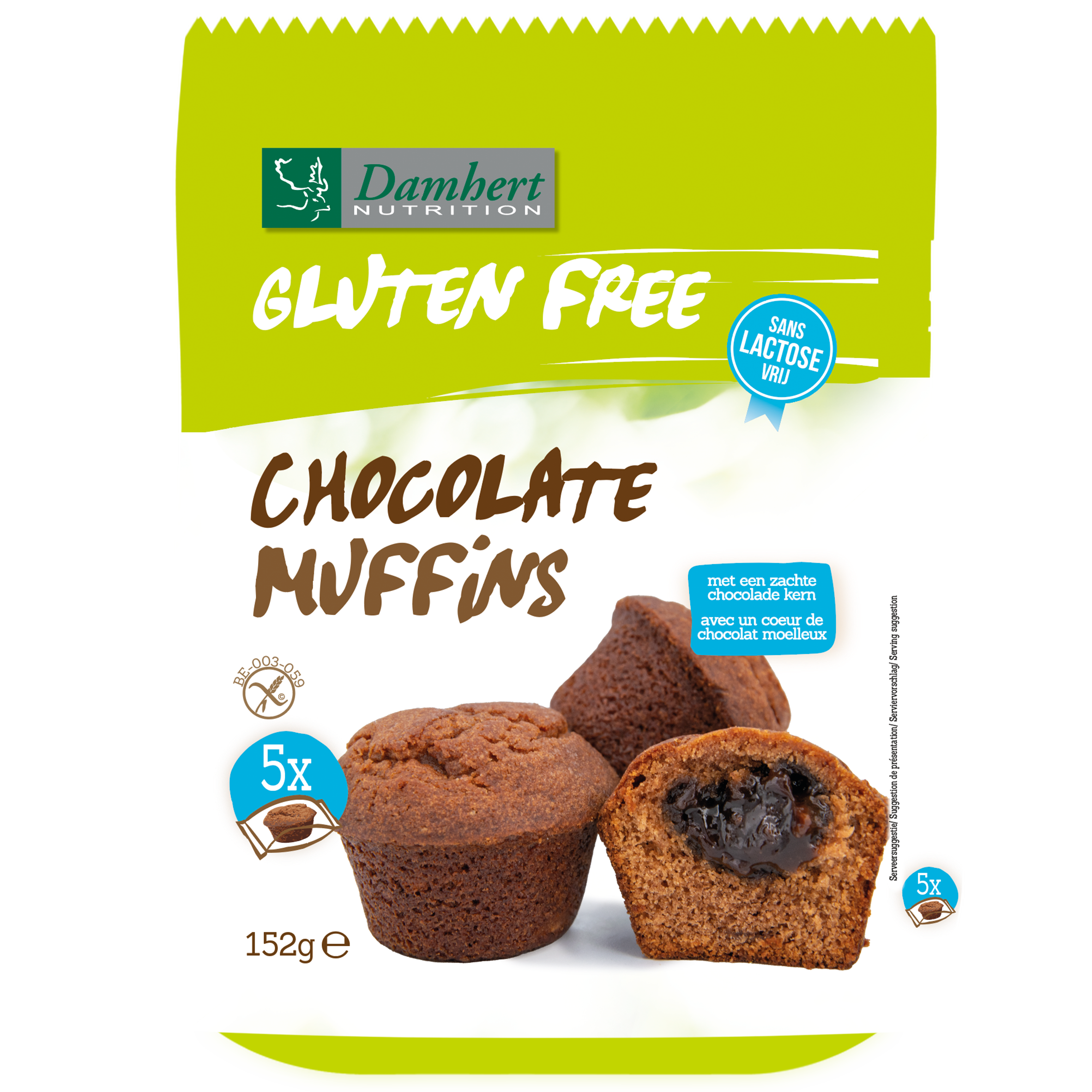 Damhert Glutenvrije Chocolade Muffins
