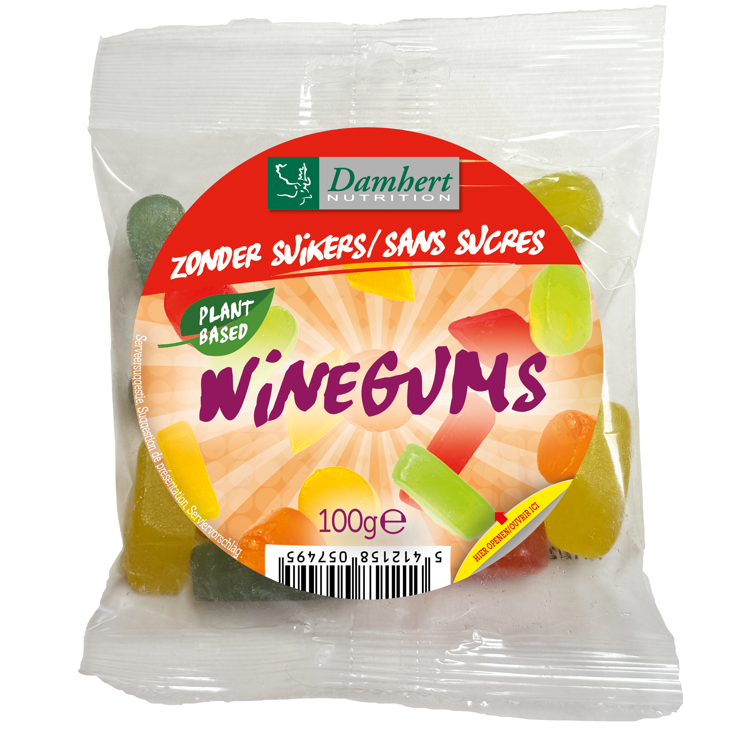 Damhert Winegums Zonder Suiker