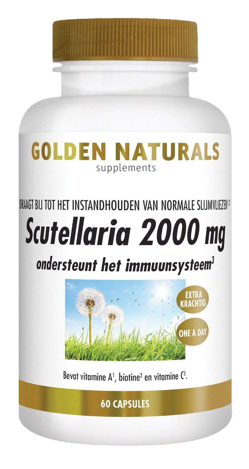 Golden Naturals Scutellaria 2000 mg Capsules