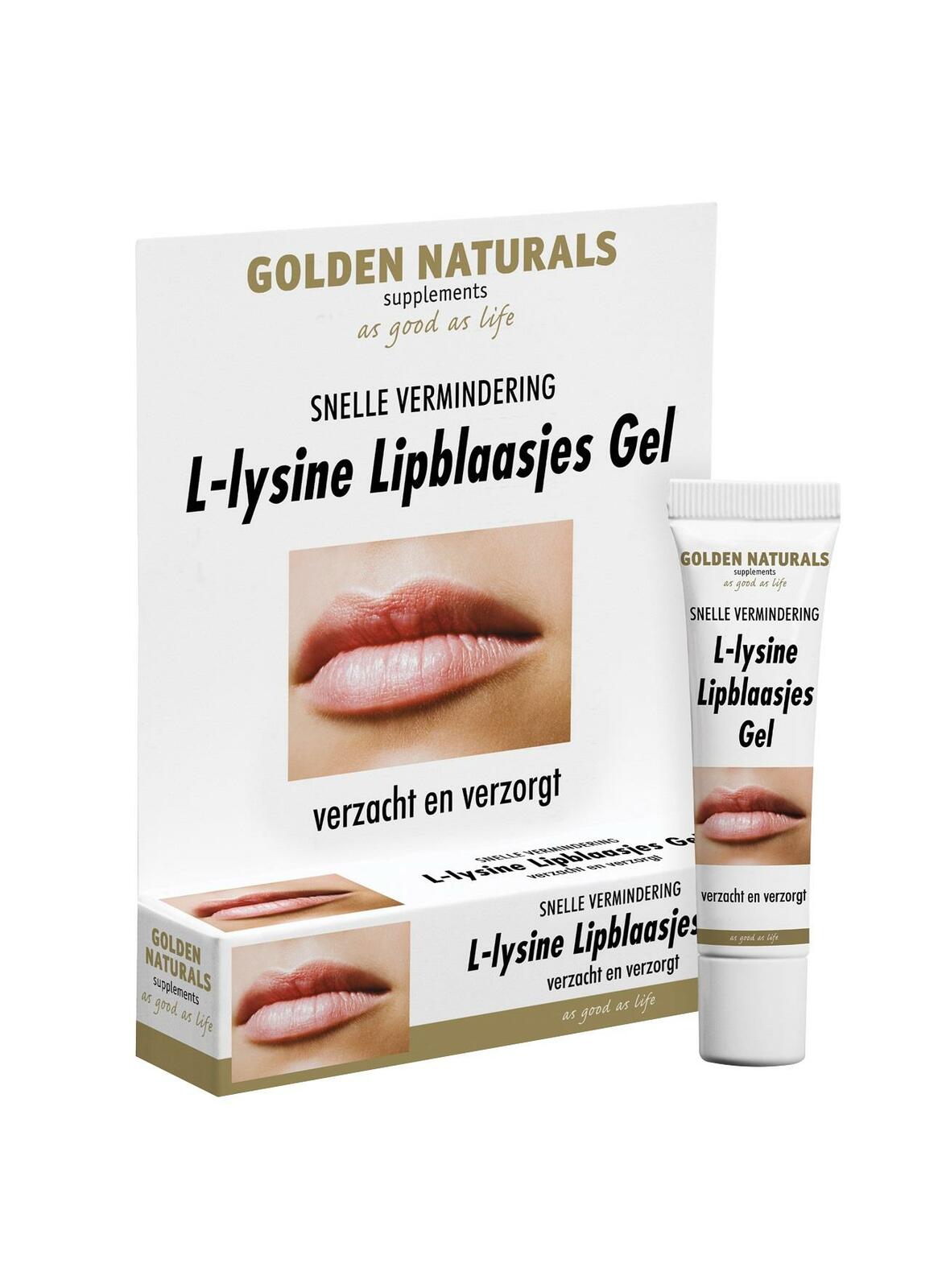 Golden Naturals L-Lysine Lipblaasjes Gel