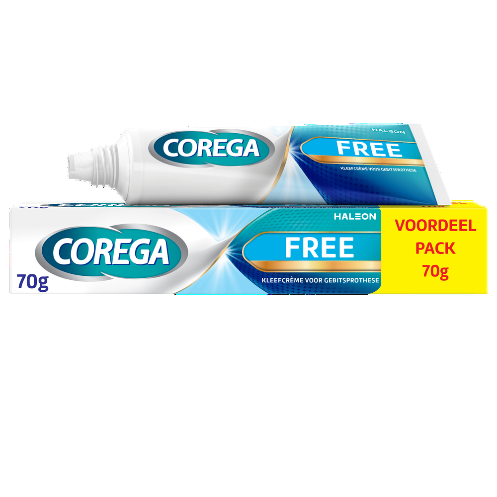 Corega Kleefcrème Free Voordeel Pack afbeelding