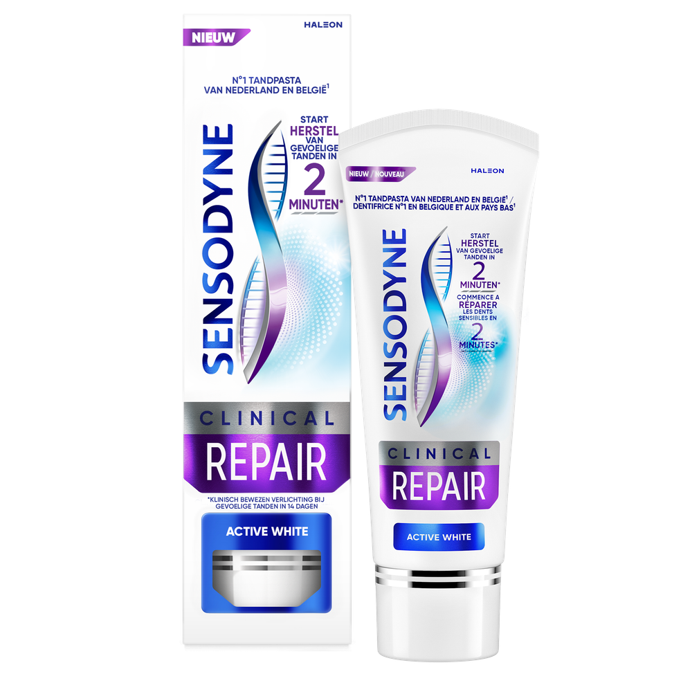 Sensodyne Clinical Repair Active White Tandpasta afbeelding