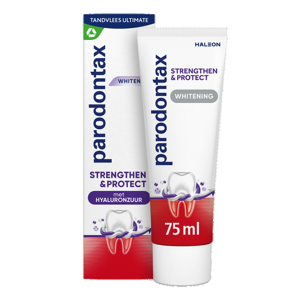 Parodontax Strengthen & Protect Whitening Tandpasta afbeelding