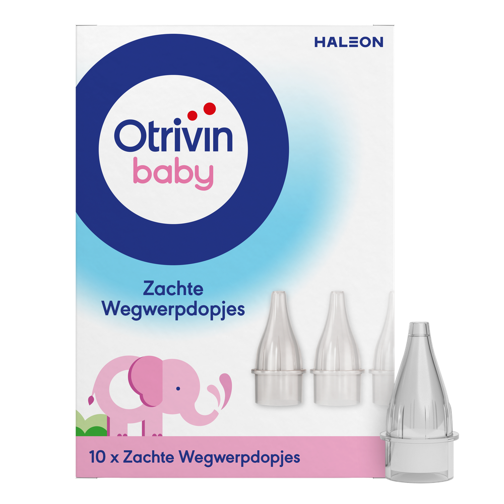 Otrivin Baby Wegwerpdopjes bij Otrivin Baby Aspirator neusjesreiniger afbeelding