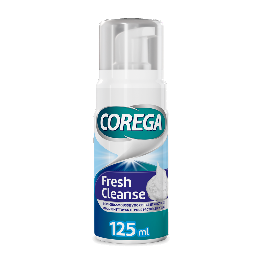 Corega Fresh Cleanse Mousse kunstgebitreiniger afbeelding