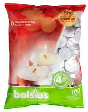 Bolsius Theelicht Wit 4 Uur 100st