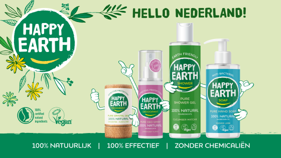 het assortiment van Happy Earth