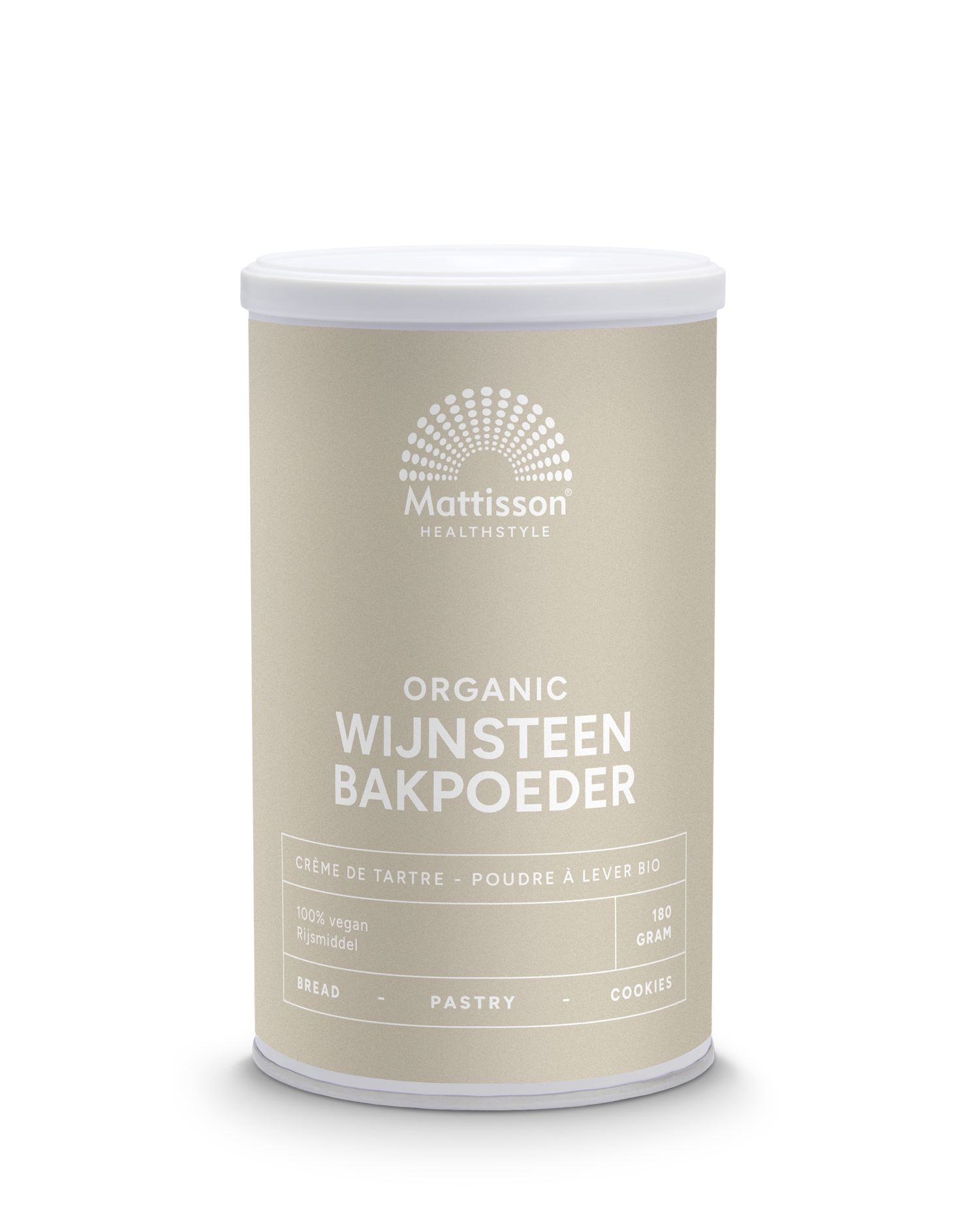 Mattisson HealthStyle Biologische Wijnsteenbakpoeder afbeelding