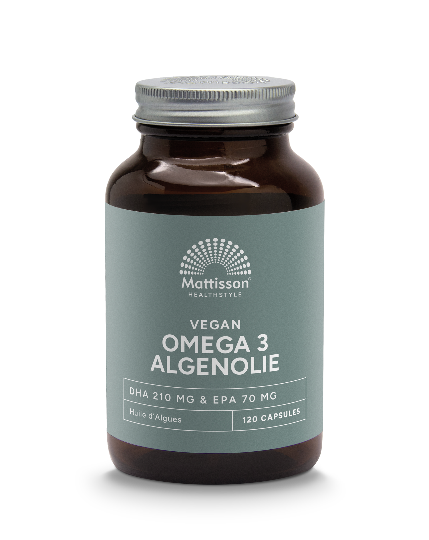 Mattisson HealthStyle Vegan Omega 3 Algenolie DHA 210mg & EPA 70mg Capsules afbeelding