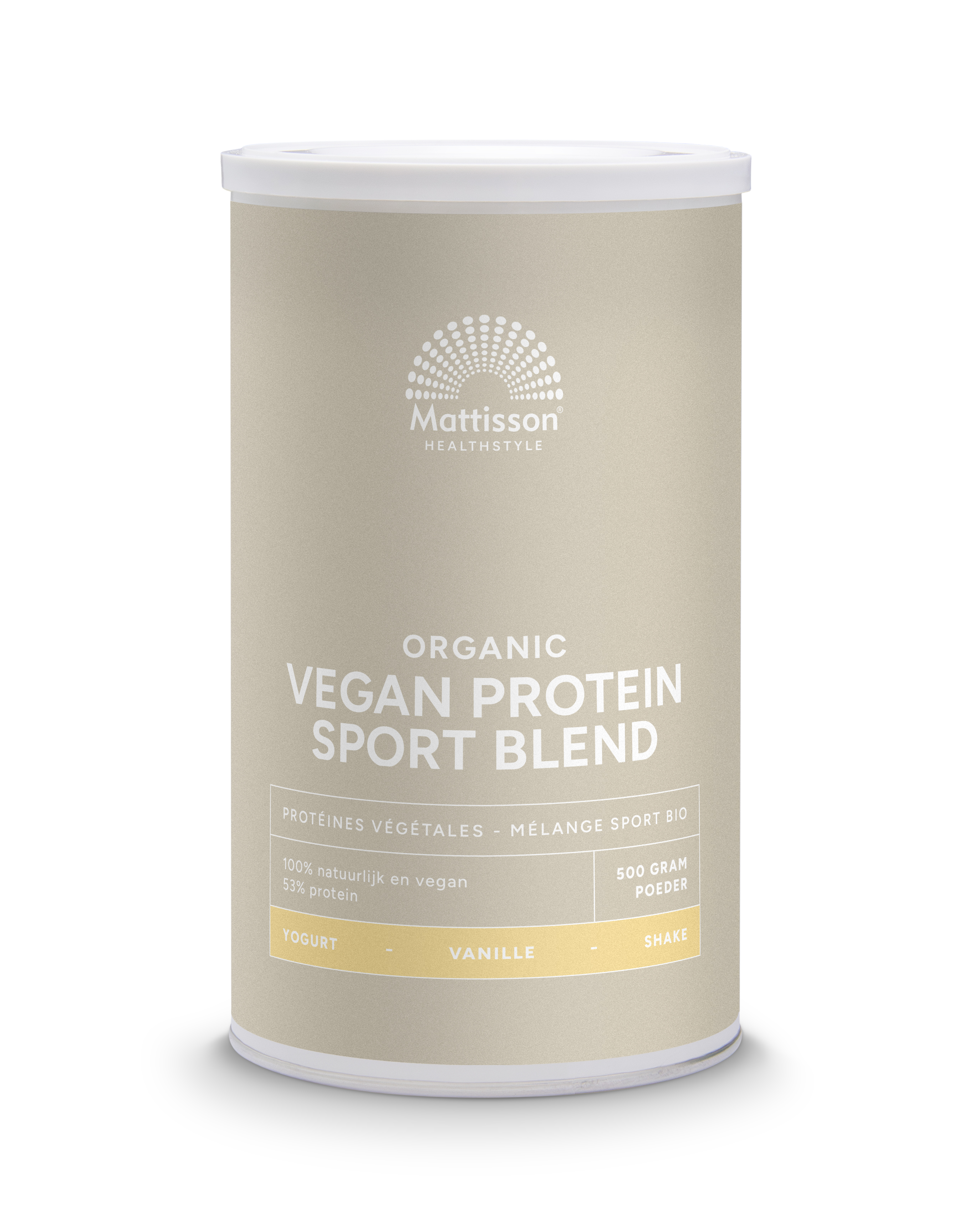Mattisson HealthStyle Organic Sport Vegan Protein Blend Vanille afbeelding