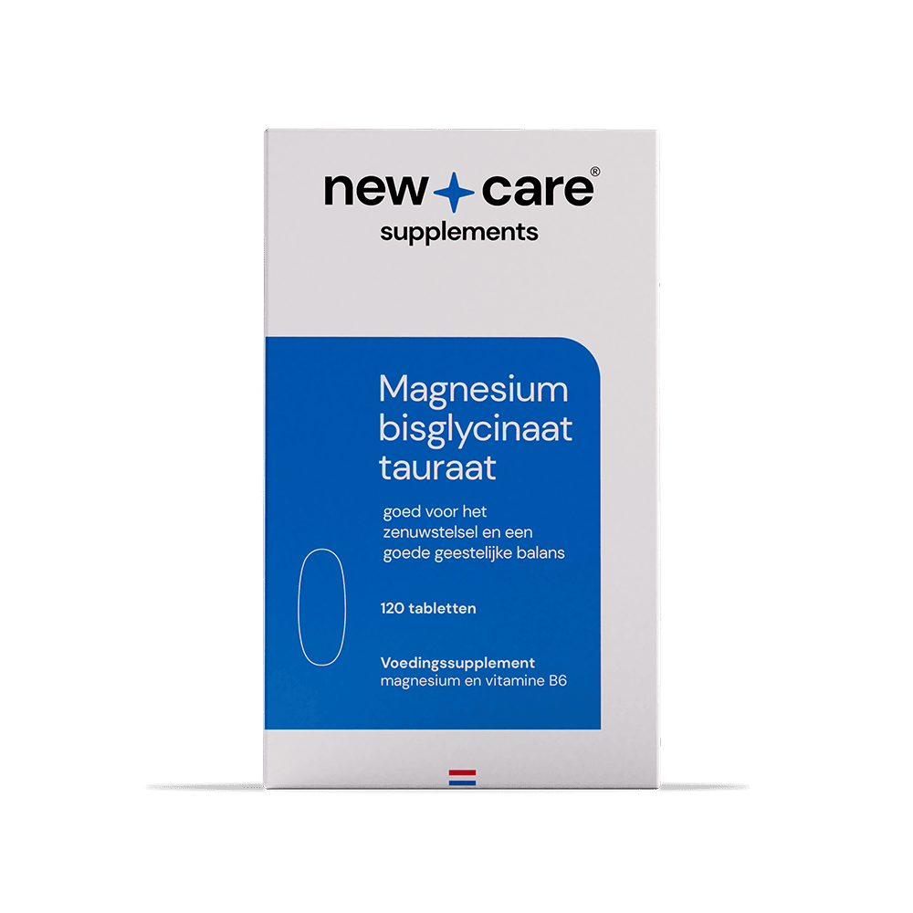 New Care Magnesium Bisglycinaat Tauraat Tabletten