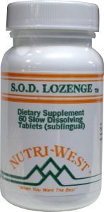 Nutri-West S.O.D. Lozenges Tabletten 60st