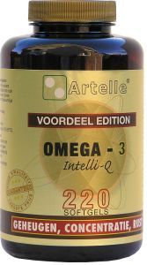 Afbeelding van Artelle Omega 3 Intelli-Q Softgel 220 st *