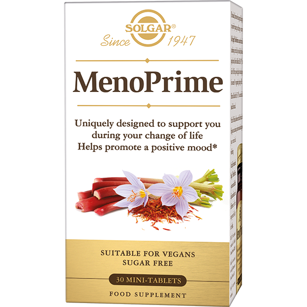 Solgar MenoPrime Menopauze voor Vrouwen Tabletten