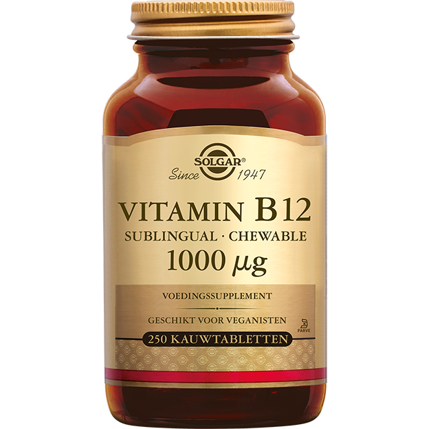 Solgar Vitamin B-12 1000 mcg Kauwtabletten afbeelding