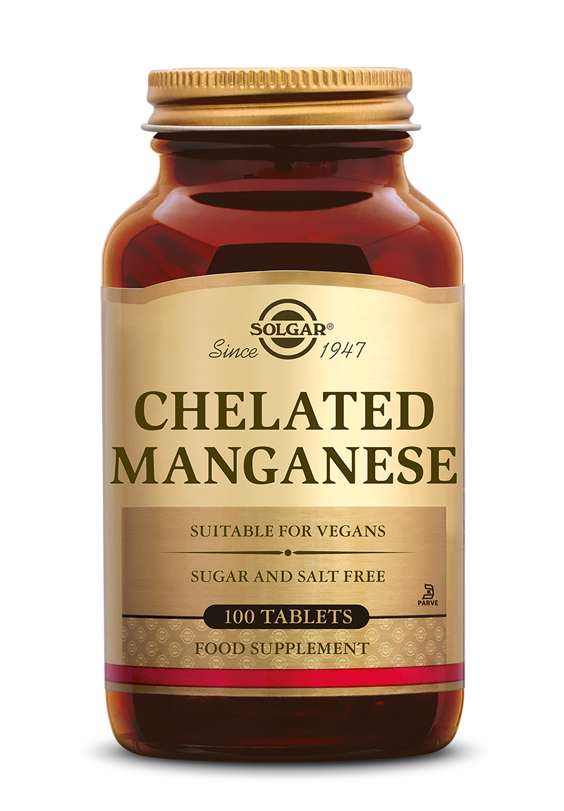 Solgar Chelated Manganese (Mangaan) Tabletten afbeelding