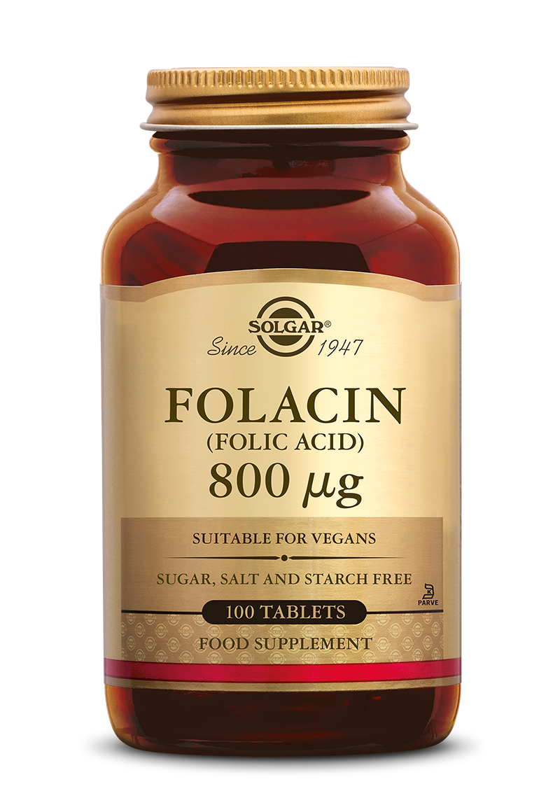 Solgar Folacin (Foliumzuur) 800 mcg Tabletten