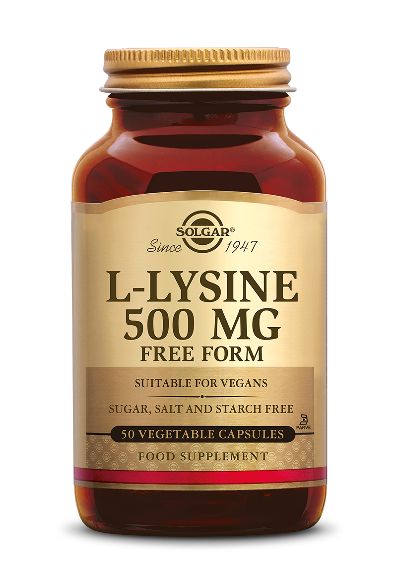 Solgar L-Lysine 500 mg Capsules afbeelding