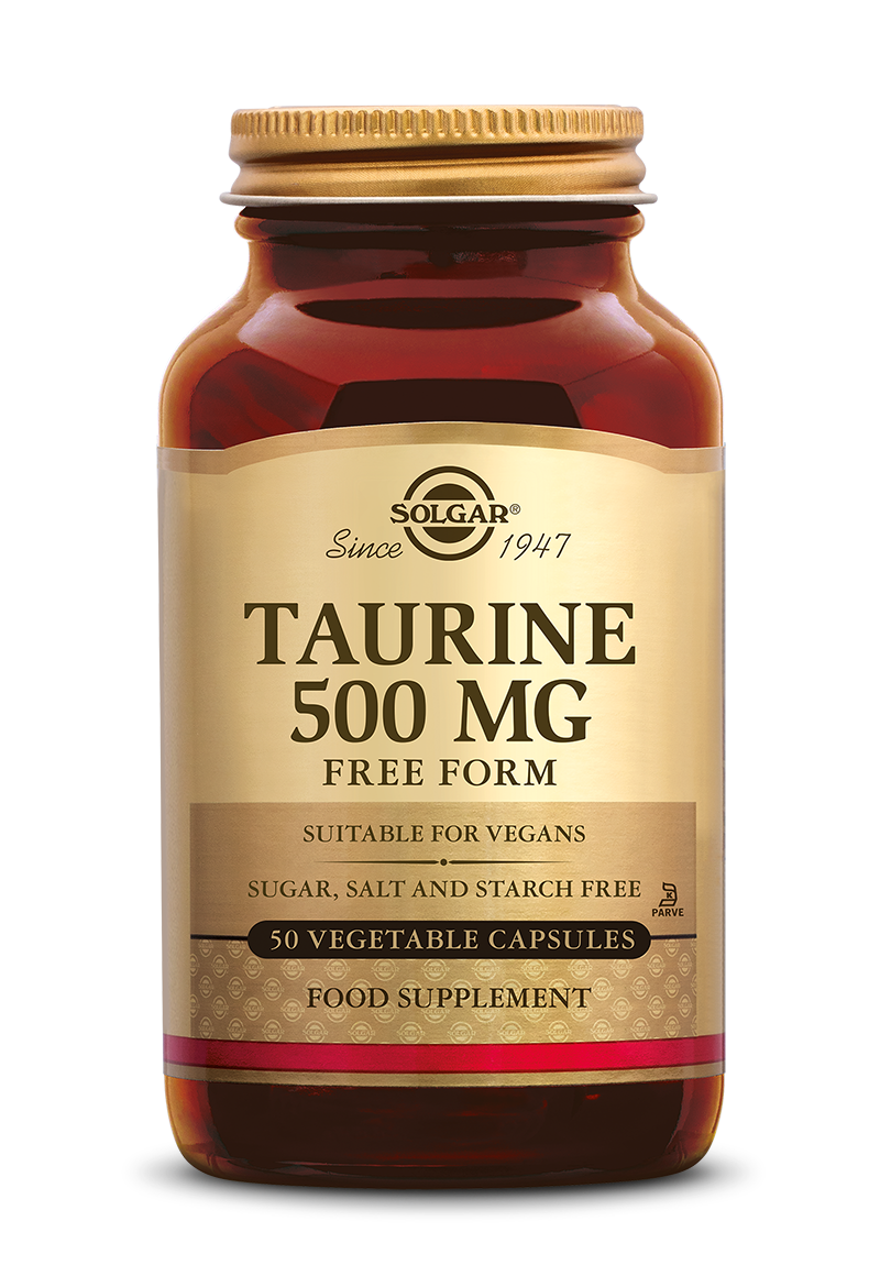 Solgar Taurine 500 mg Capsules afbeelding