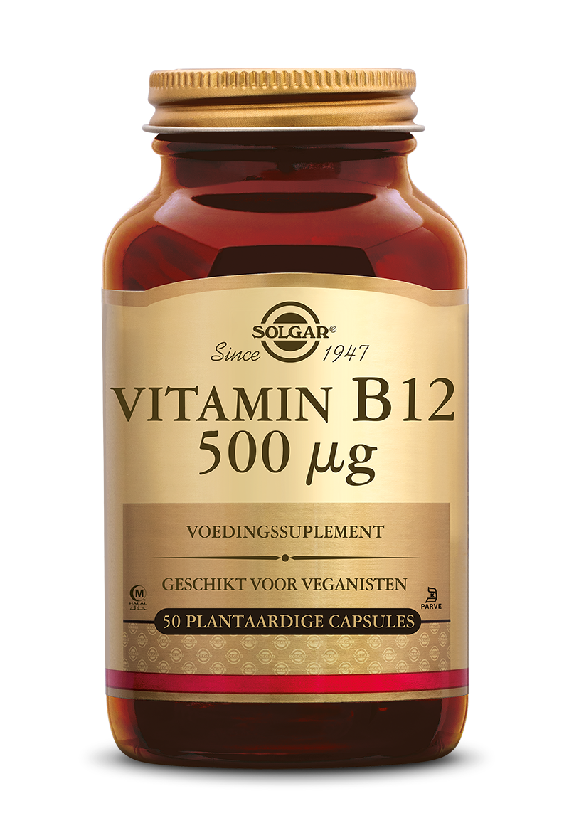 Solgar Vitamine B-12 500 mcg Capsules afbeelding