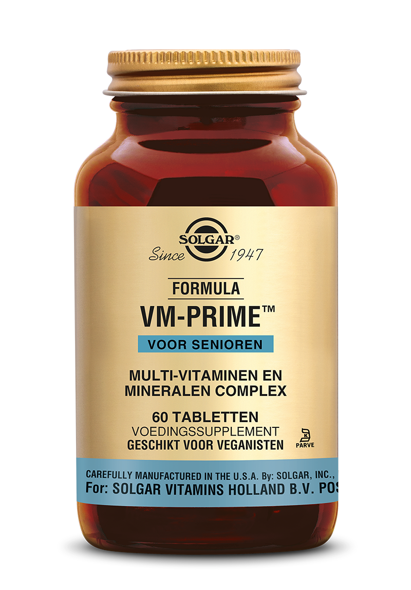 Solgar Formula VM-75  60 tabletten (multi-vitaminen/mineralen)MULTI-VOEDINGSSTOFFEN 50+
